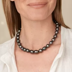 10.8-11.9 mm AA /AAA Tahitian Drop Pearl Necklace