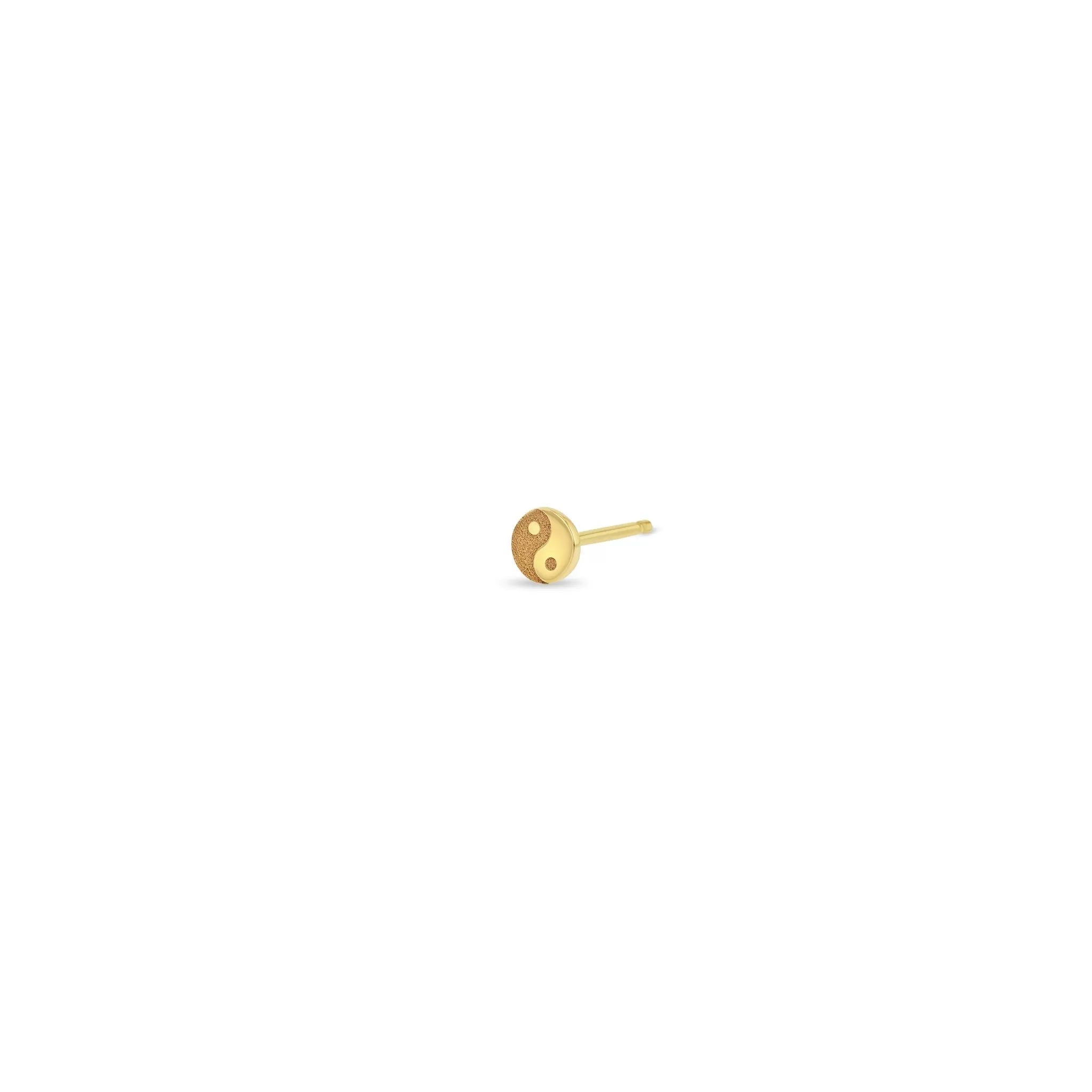 14k Itty Bitty Yin Yang Stud