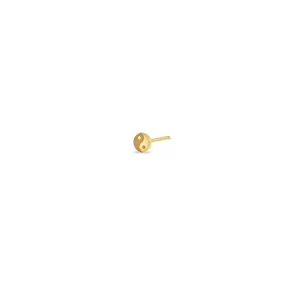 14k Itty Bitty Yin Yang Stud