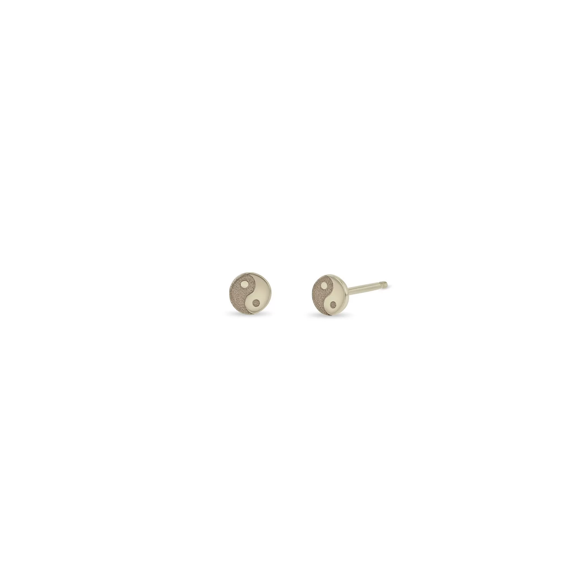 14k Itty Bitty Yin Yang Stud