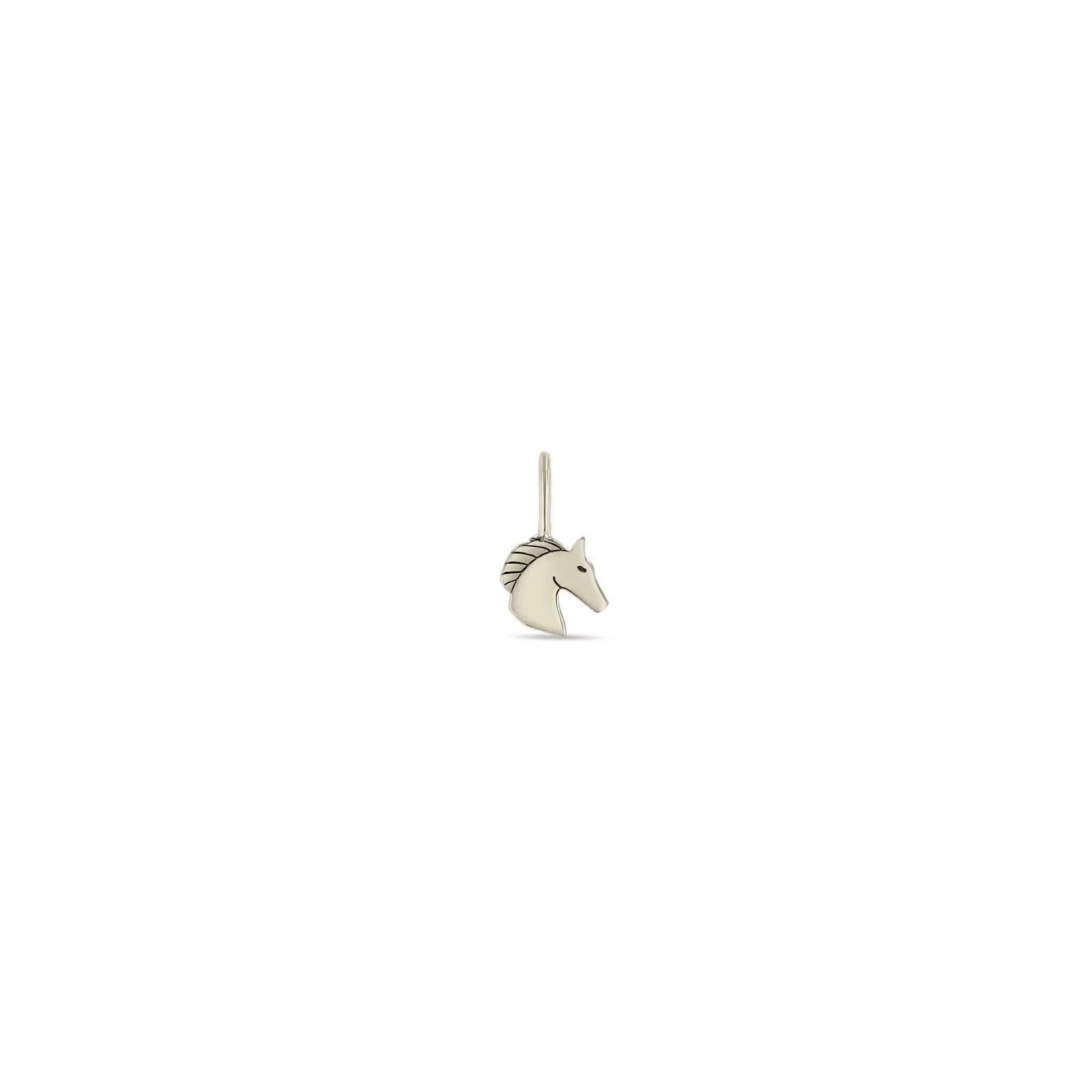 14k Single Midi Bitty Horse Charm