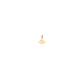 14k single midi bitty lips charm