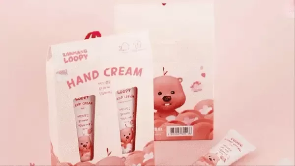 2 SET Zanmang Loopy Character Hand Creams Cute Small Gifts 30ml 2 pieces Peach Cherry Blossom Scent