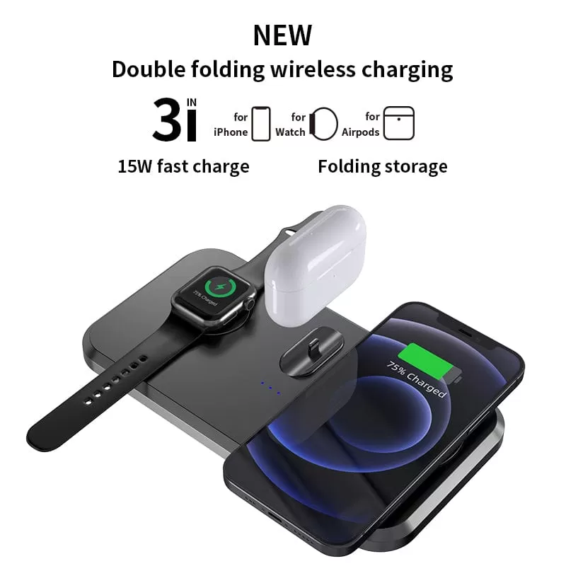 3 in 1 Wireless Charging Dock Station