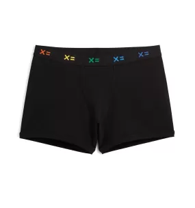 4.5" Trunks - Black X= Rainbow