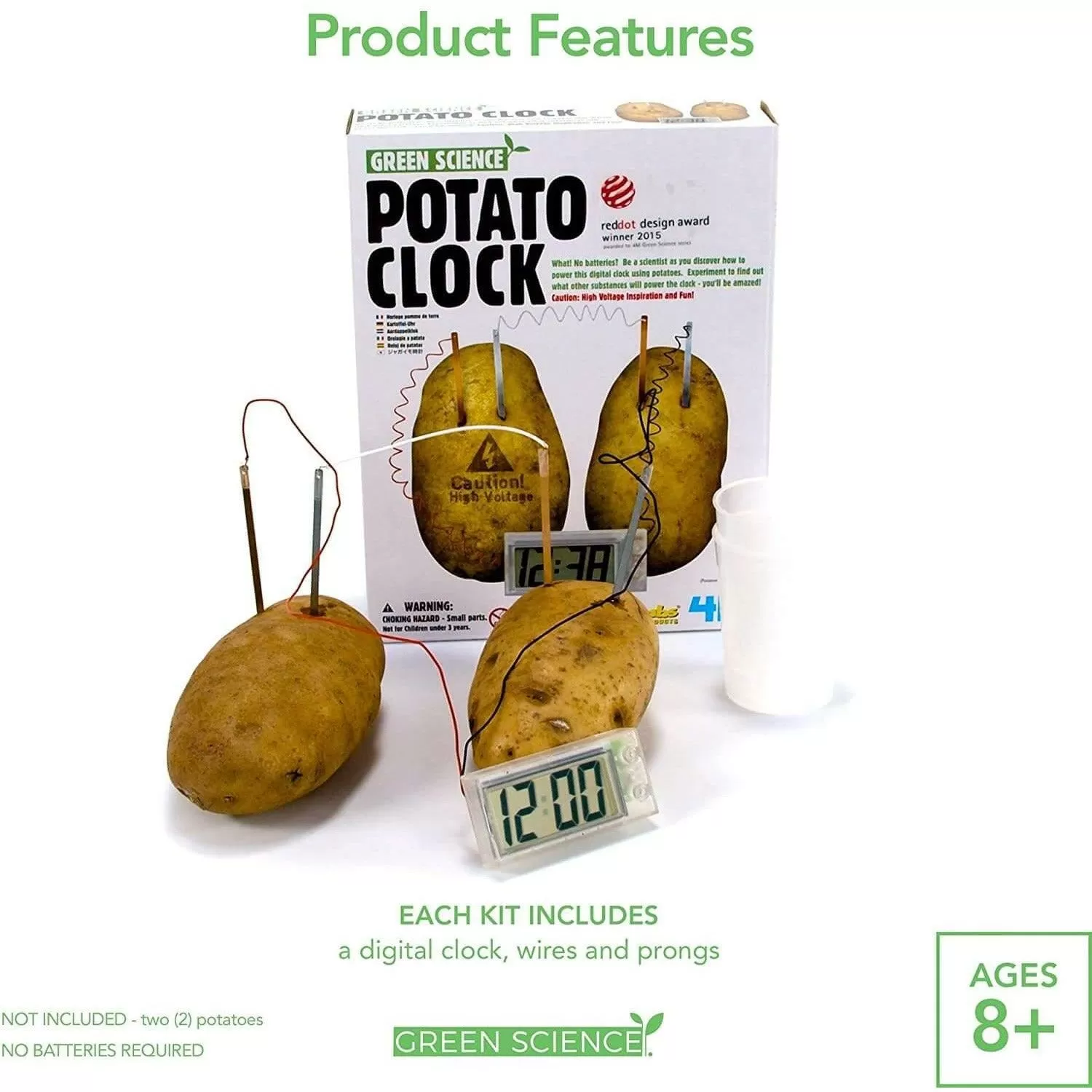 4M Potato Clock