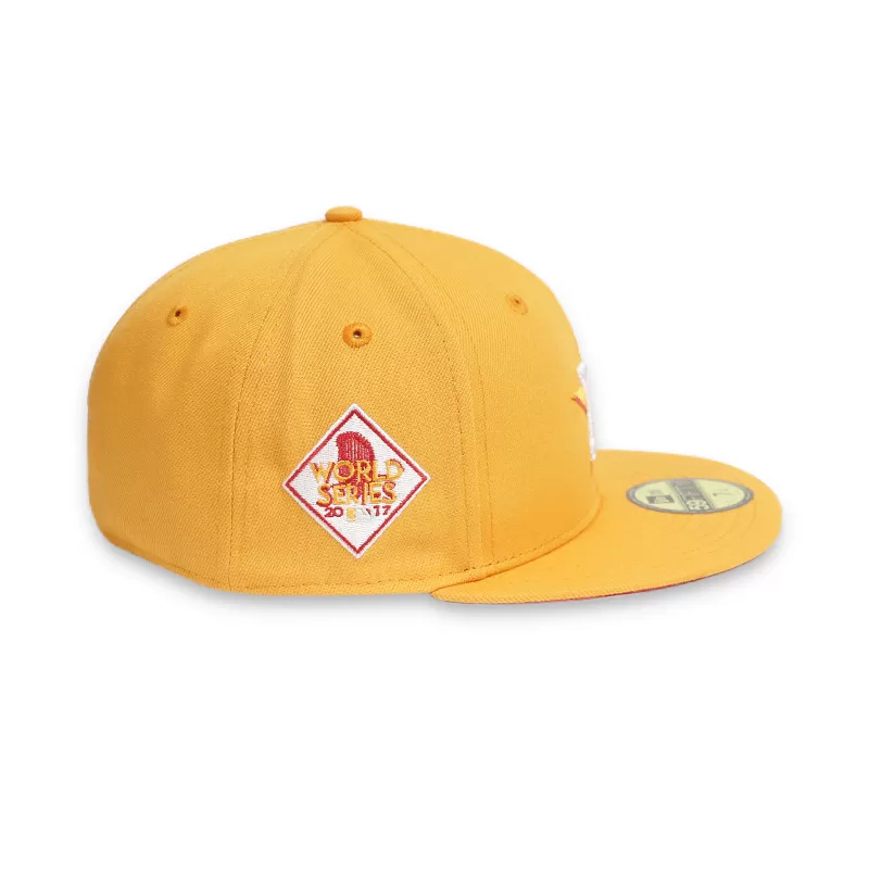 [60243836] Houston Astros 17 WS STATE FRUIT  Yellow 59FIFTY Men's Fitted Hat