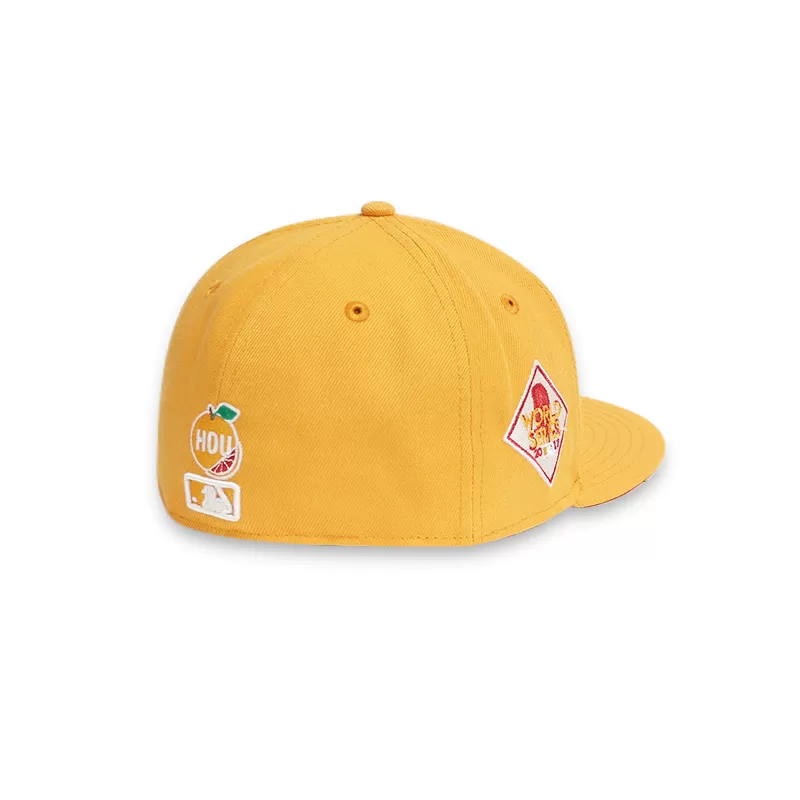 [60243836] Houston Astros 17 WS STATE FRUIT  Yellow 59FIFTY Men's Fitted Hat