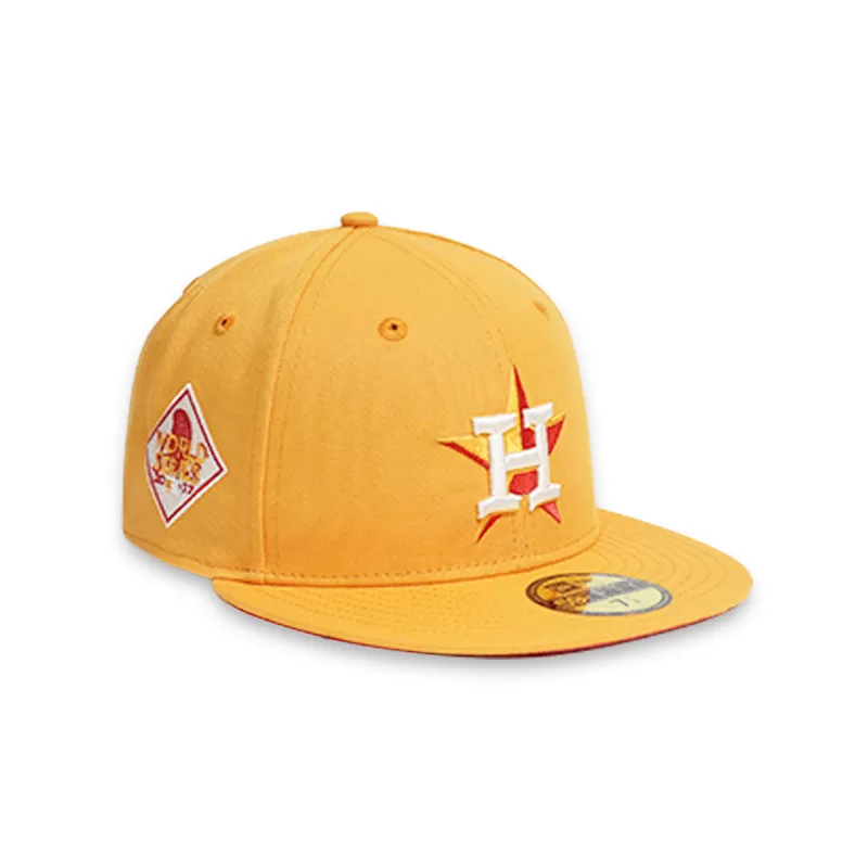 [60243836] Houston Astros 17 WS STATE FRUIT  Yellow 59FIFTY Men's Fitted Hat