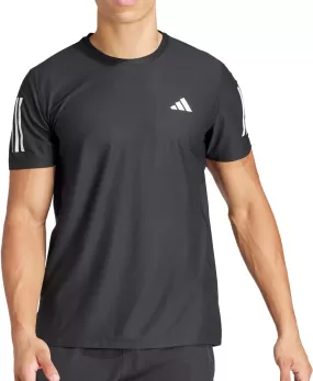 adidas Own The Run Short Sleeve Mens Running Top - Black