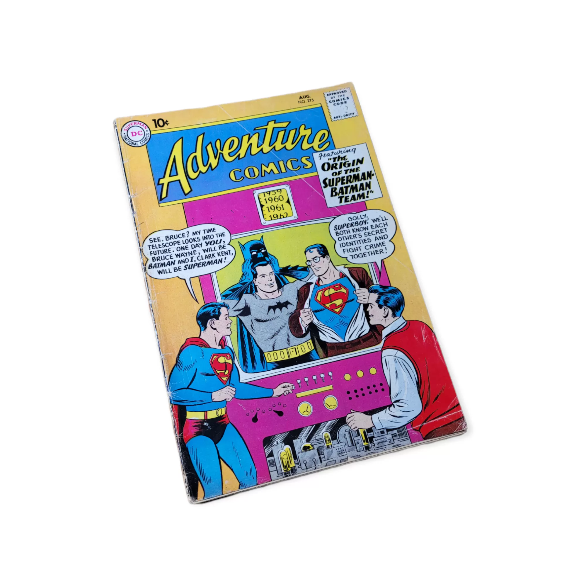 Adventure Comics #275 Origin Of The Superman Batman Team (1960)