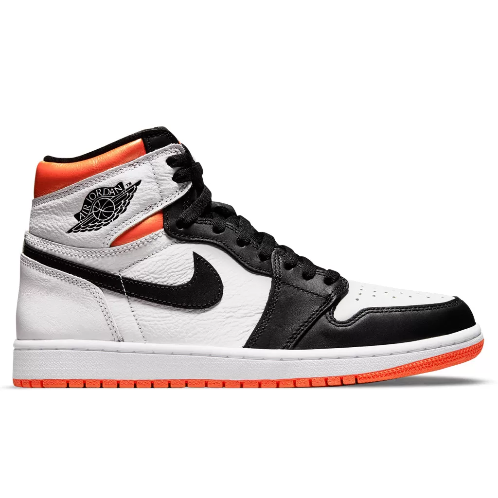 Air 1 Retro High OG - White/Electro Orange