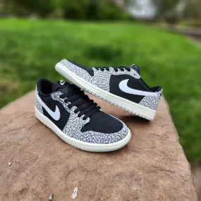 Air Jordan 1 Low OG "Elephant Print"