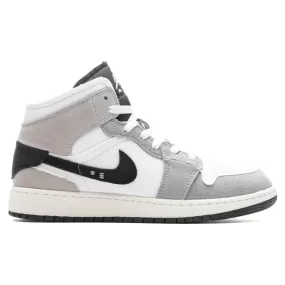 Air Jordan 1 Mid SE (GS) - Cement Grey/Black/White