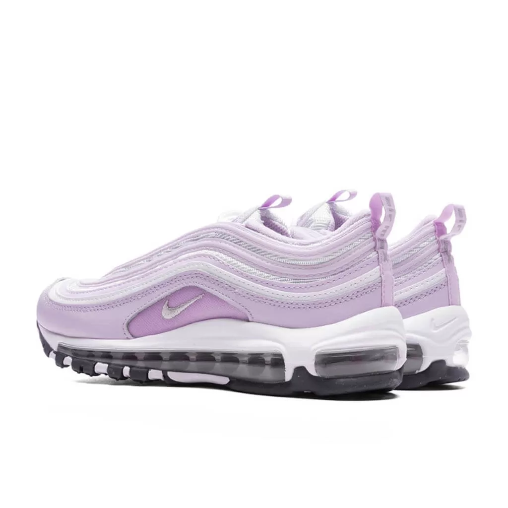 Air Max 97 (GS) - White/Metallic Silver/Violet Frost