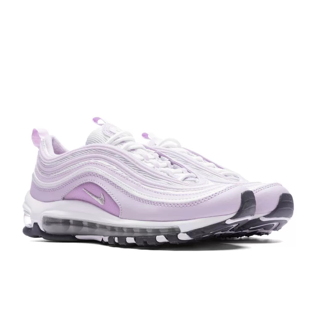 Air Max 97 (GS) - White/Metallic Silver/Violet Frost