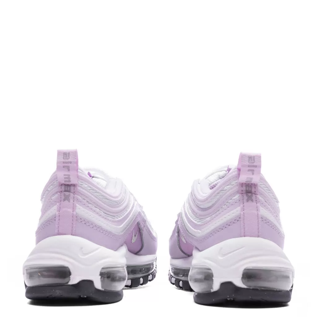 Air Max 97 (GS) - White/Metallic Silver/Violet Frost