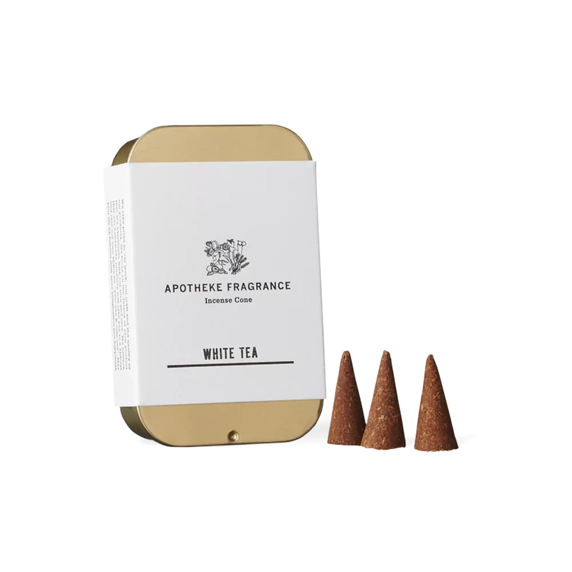 Apotheke Fragrance Incense Cones "White Tea"