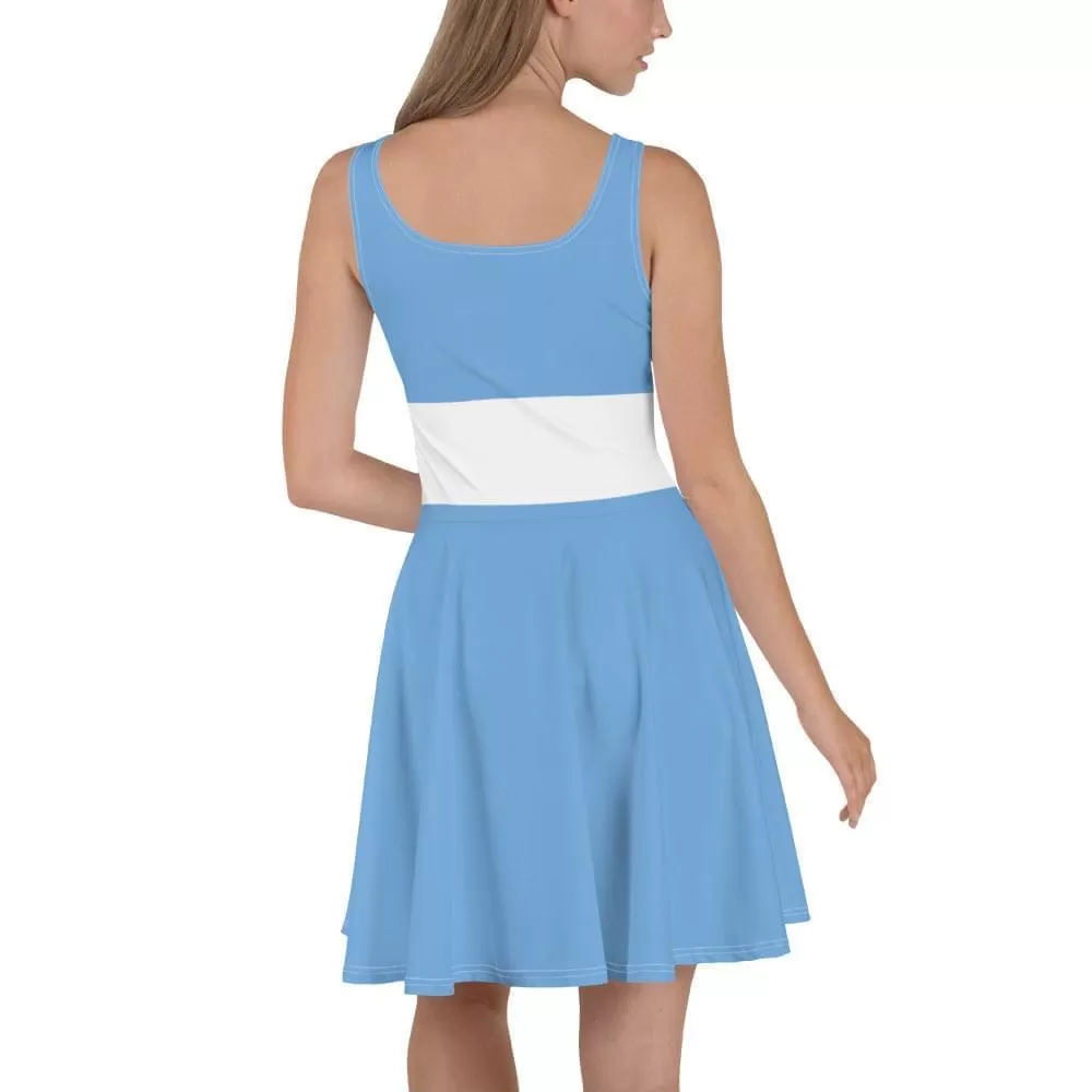 Argentina Sleeveles Skater Dress