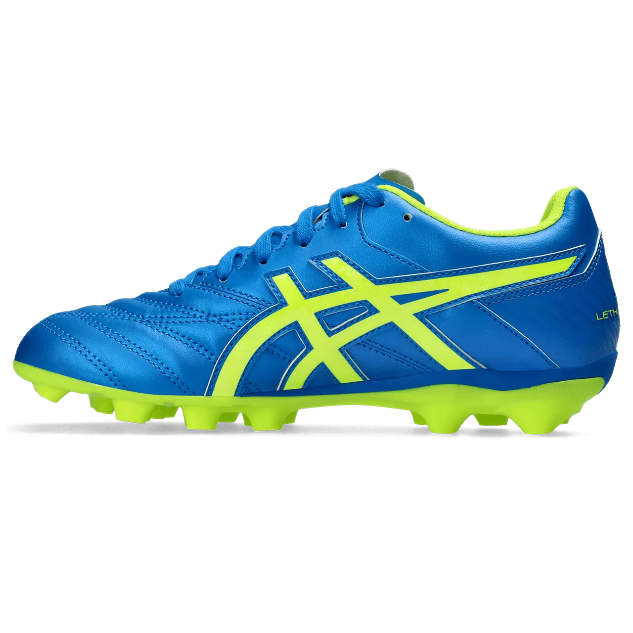 Asics Lethal Flash IT 2 GS Junior Football Boot ELECTRIC BLUE/YELLOW