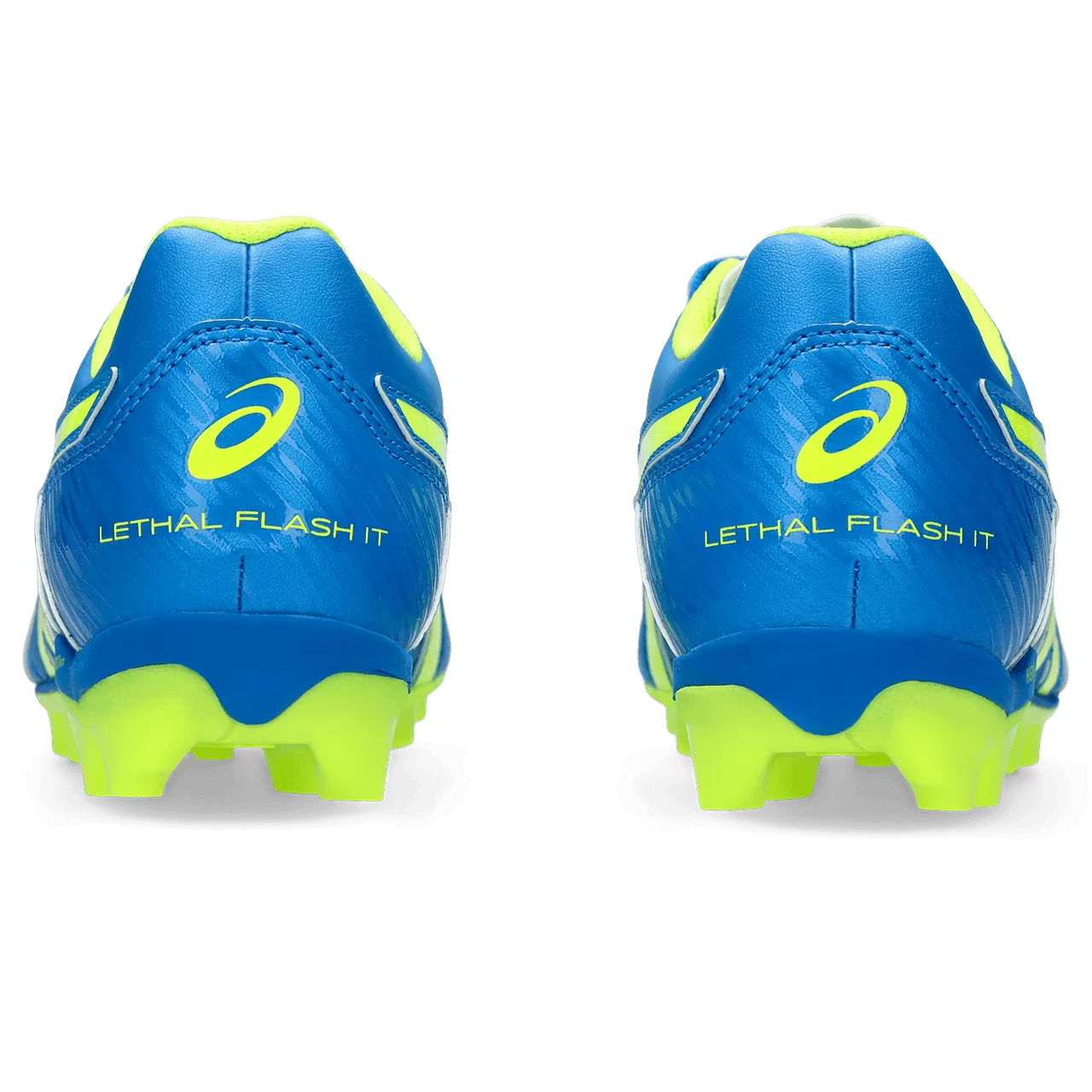 Asics Lethal Flash IT 2 GS Junior Football Boot ELECTRIC BLUE/YELLOW