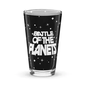 Battle Of The Planets Shaker pint glass