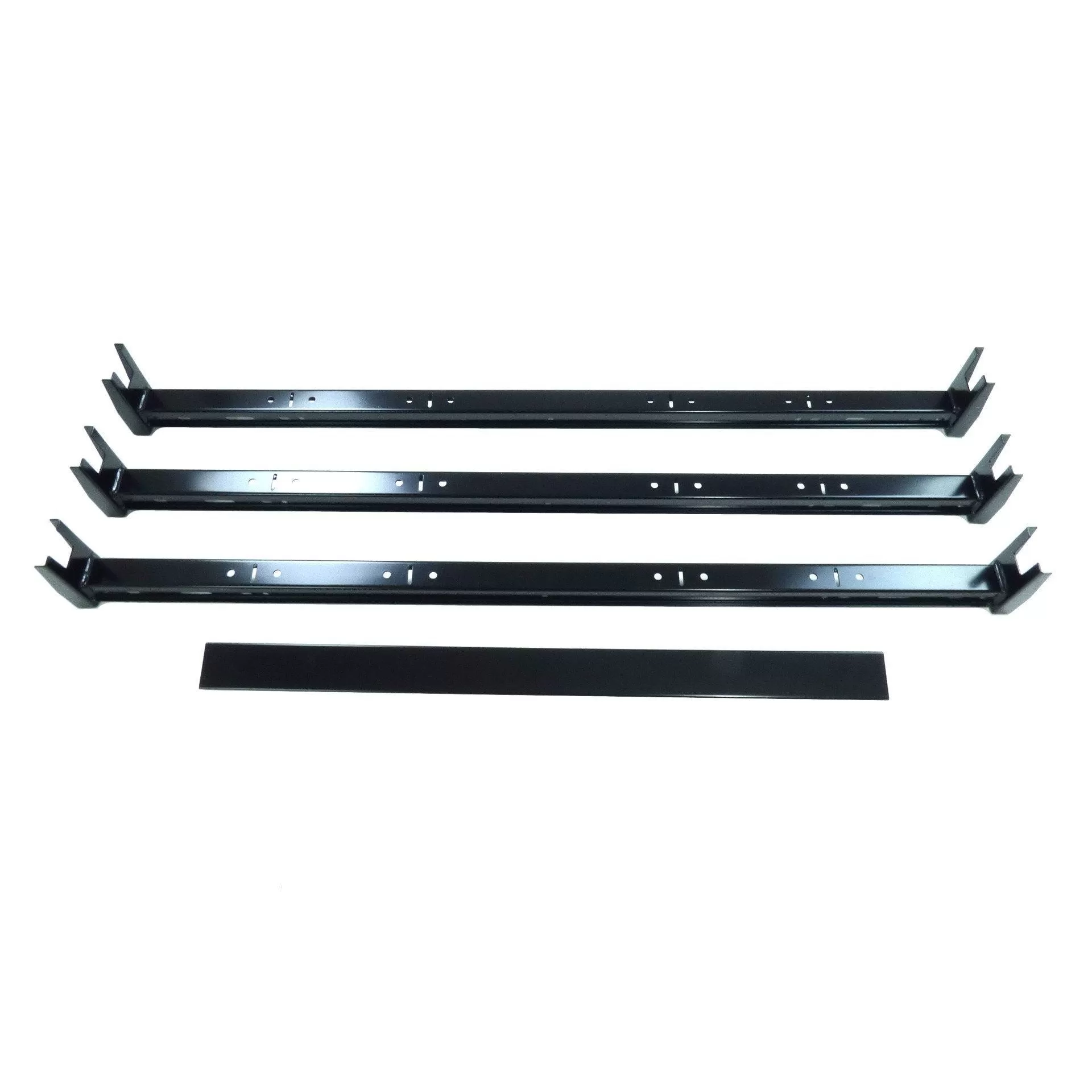 Black 3 Bar Van Roof Ladder Rack Cross Bars for Ford Transit Connect 2013-2019