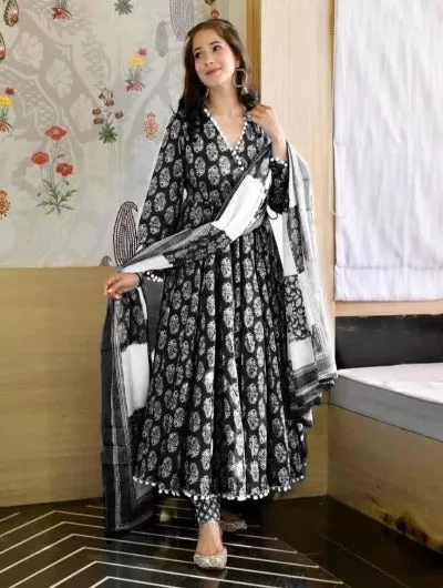 Black Anarkali Suit UK NEXT DAY