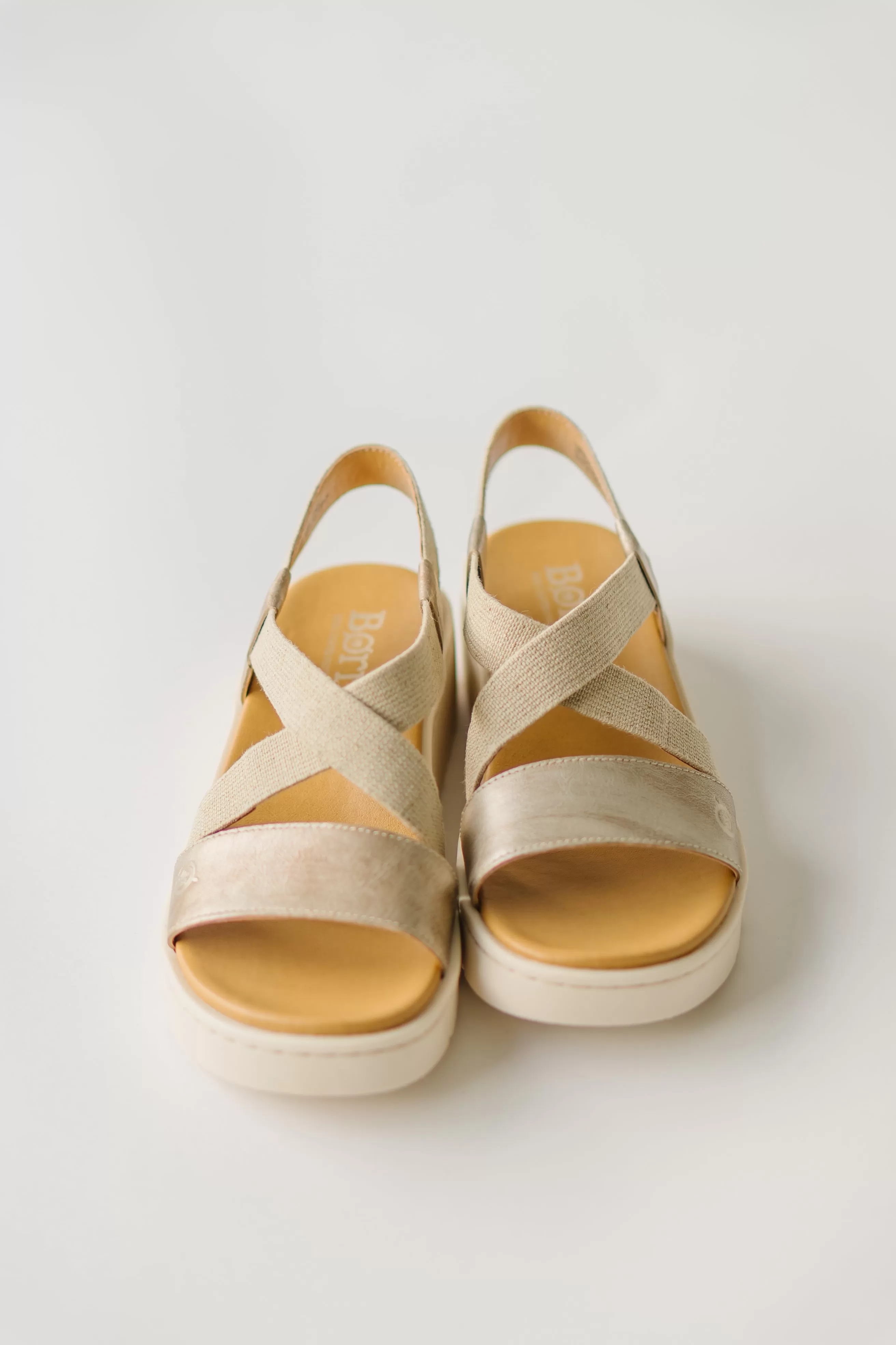 Born: Kasady Sandal in Light Gold Metallic