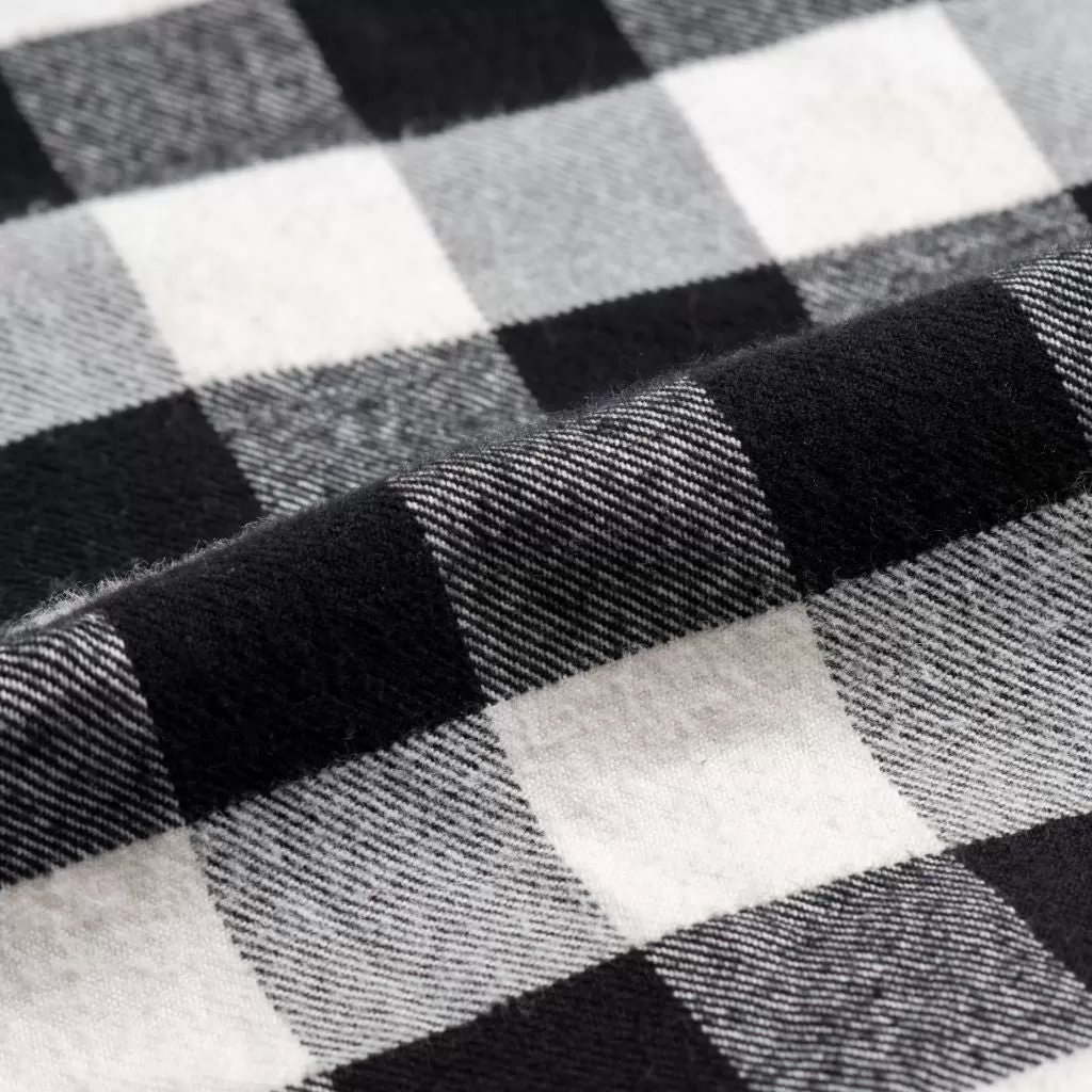 Buffalo Check Shirt | Black & White