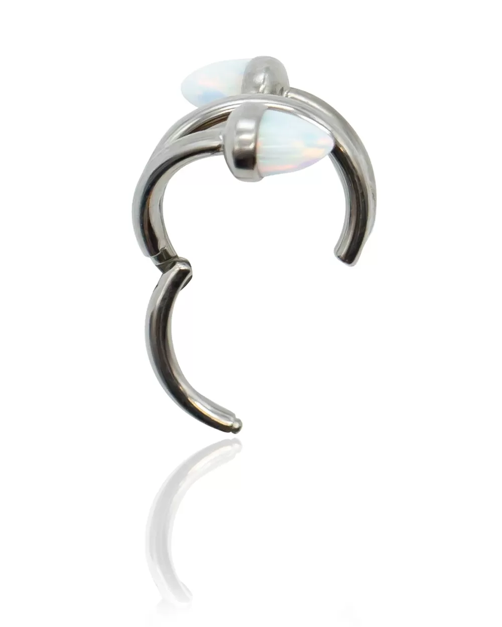 Celestial Horns Titanium Hinged Ring