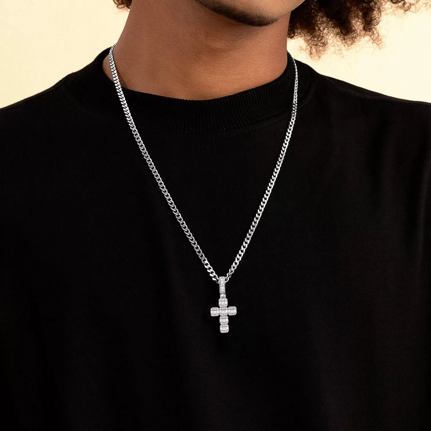 Cluster Cross Pendant