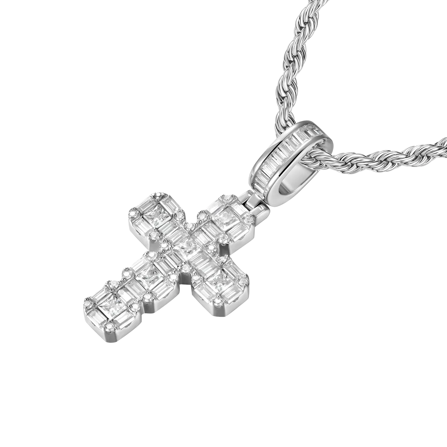 Cluster Cross Pendant