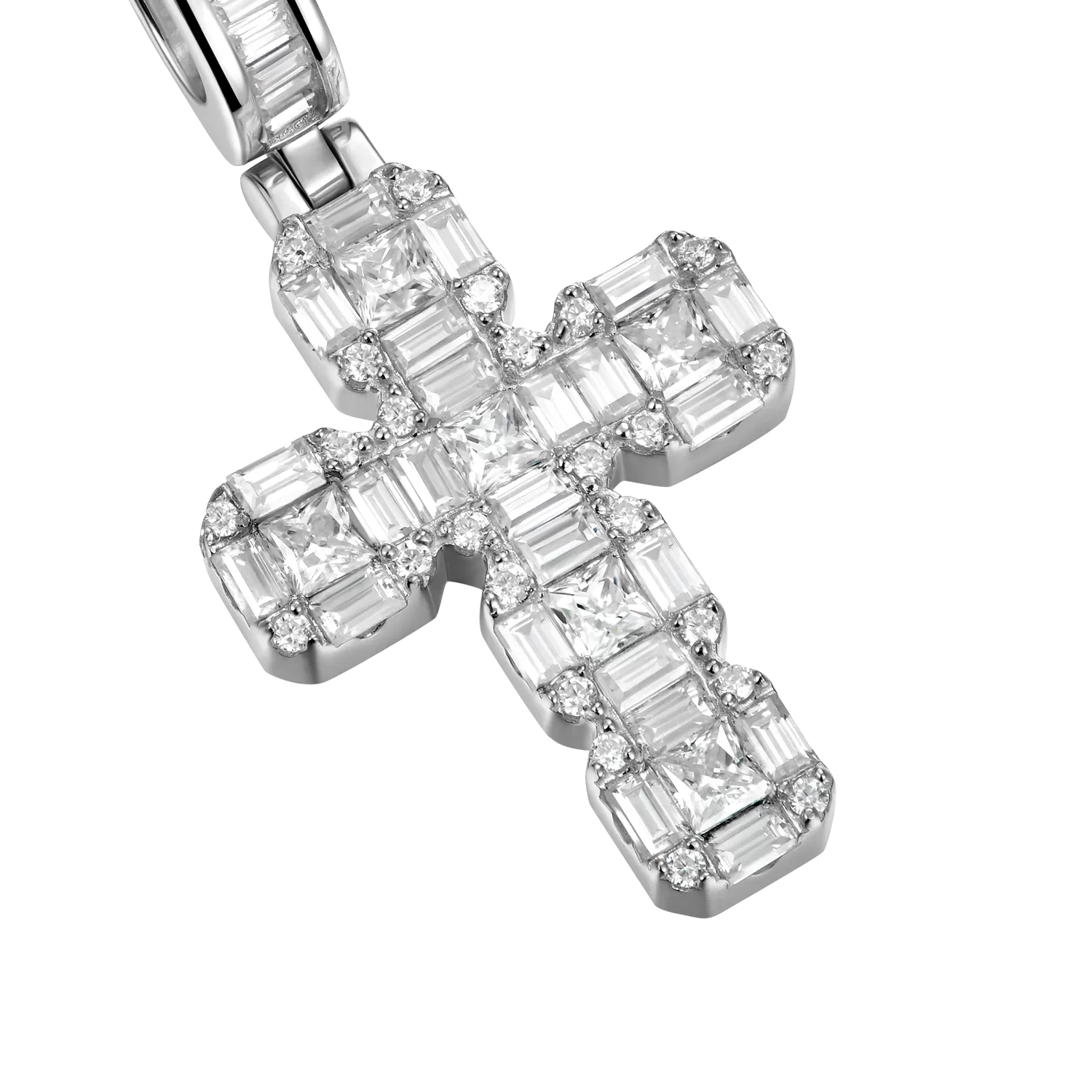 Cluster Cross Pendant