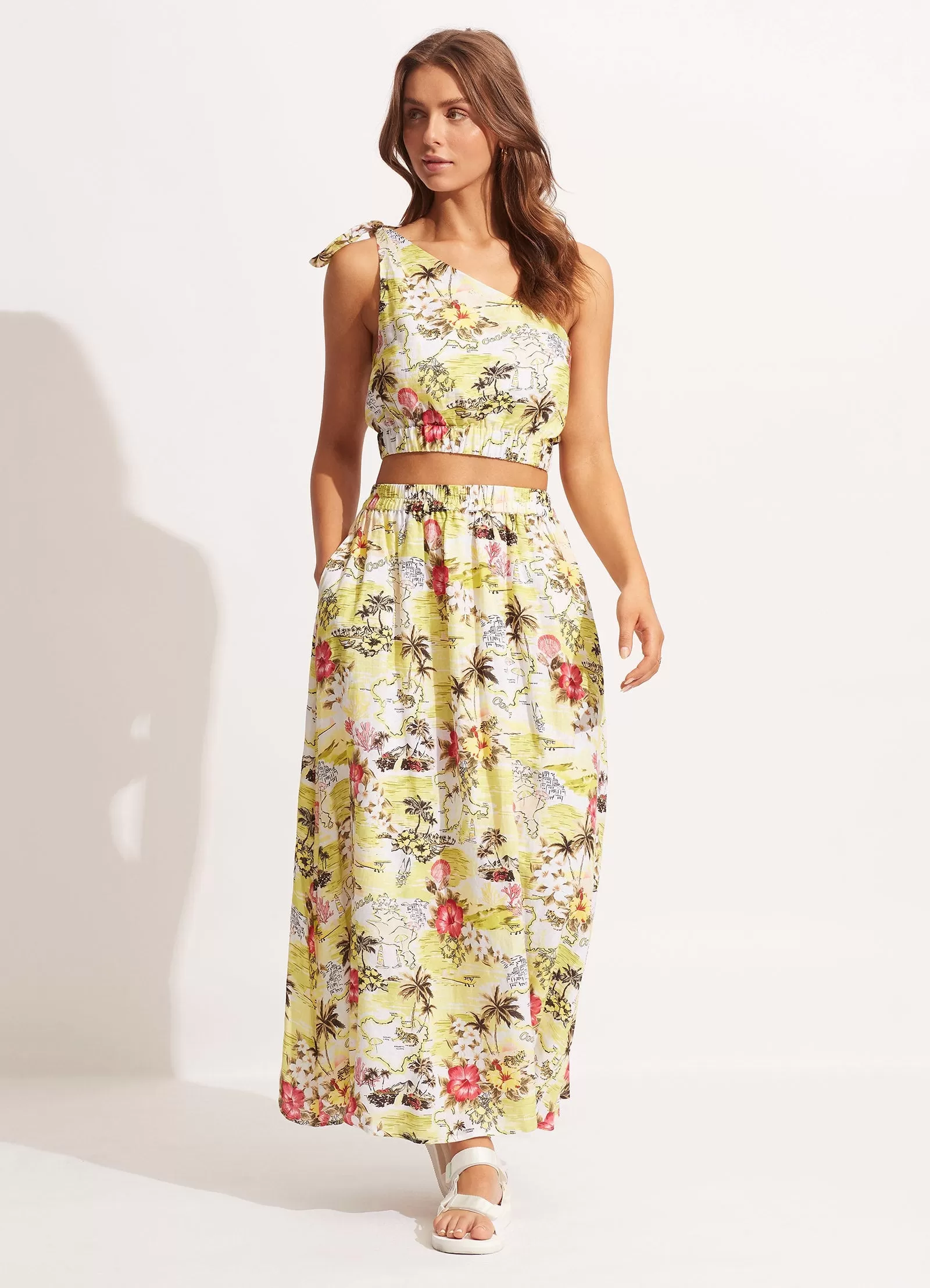 Coast To Coast Skirt - Wild Lime