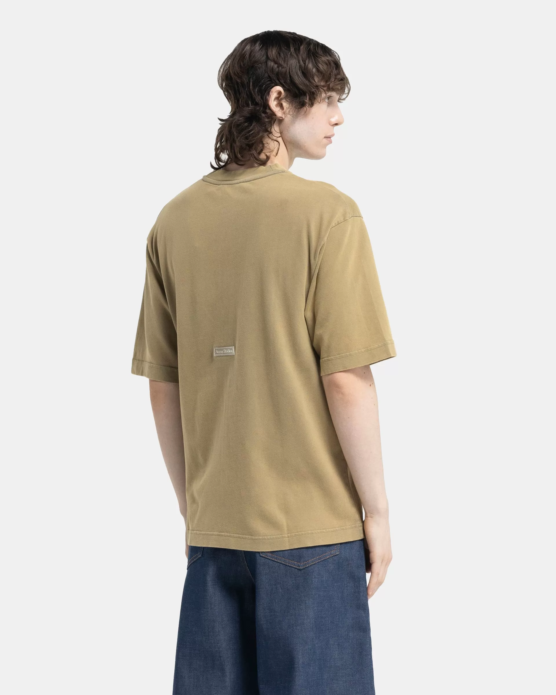 Crew Neck T-Shirt in Sage Green