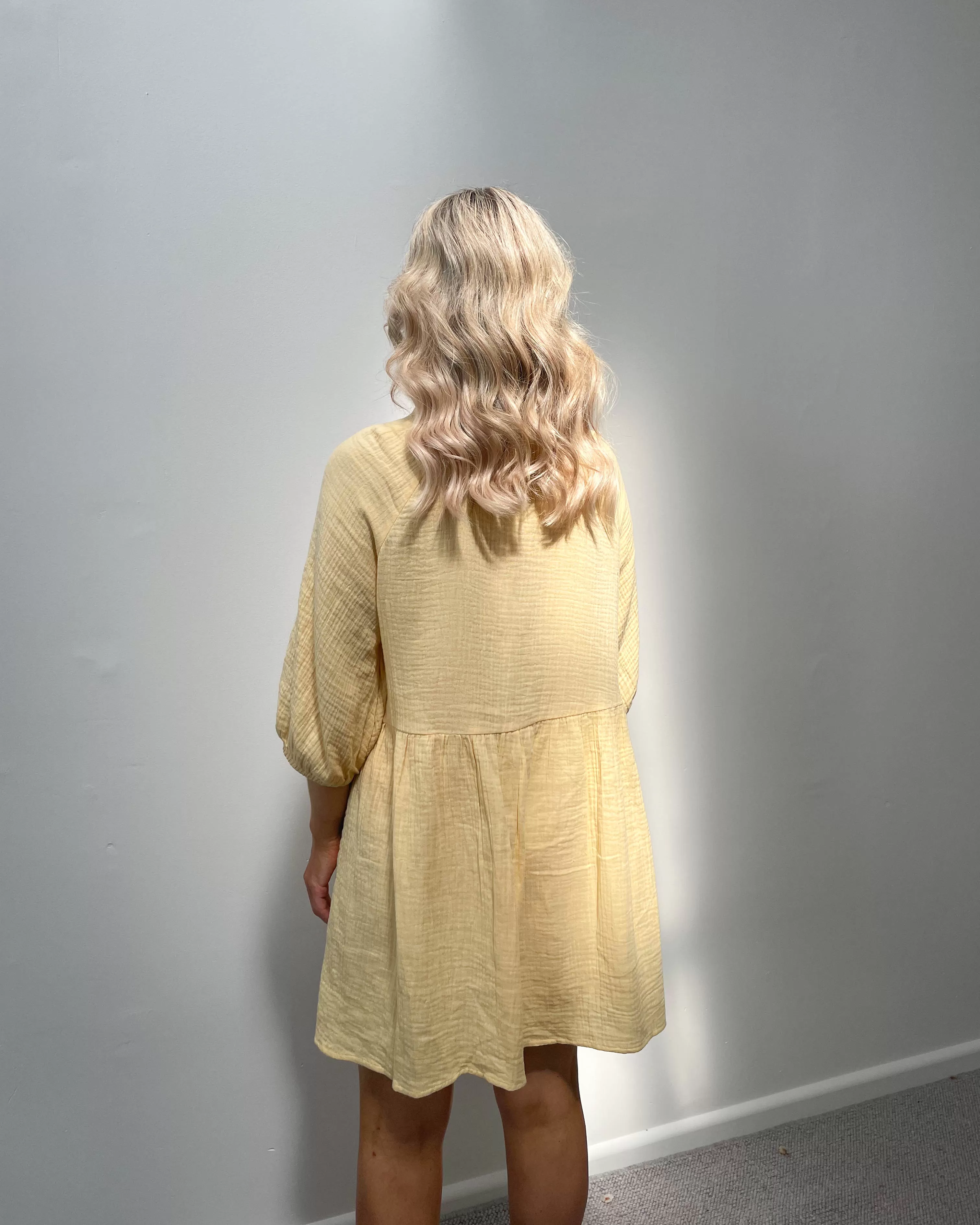 Darna Mini Dress Yellow