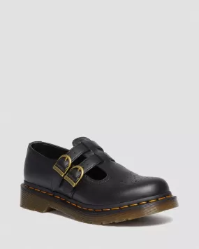 Doc Martens Women's VEGAN 8065 FELIX MARY JANE SHOES (Black — FELIX RUB OFF)