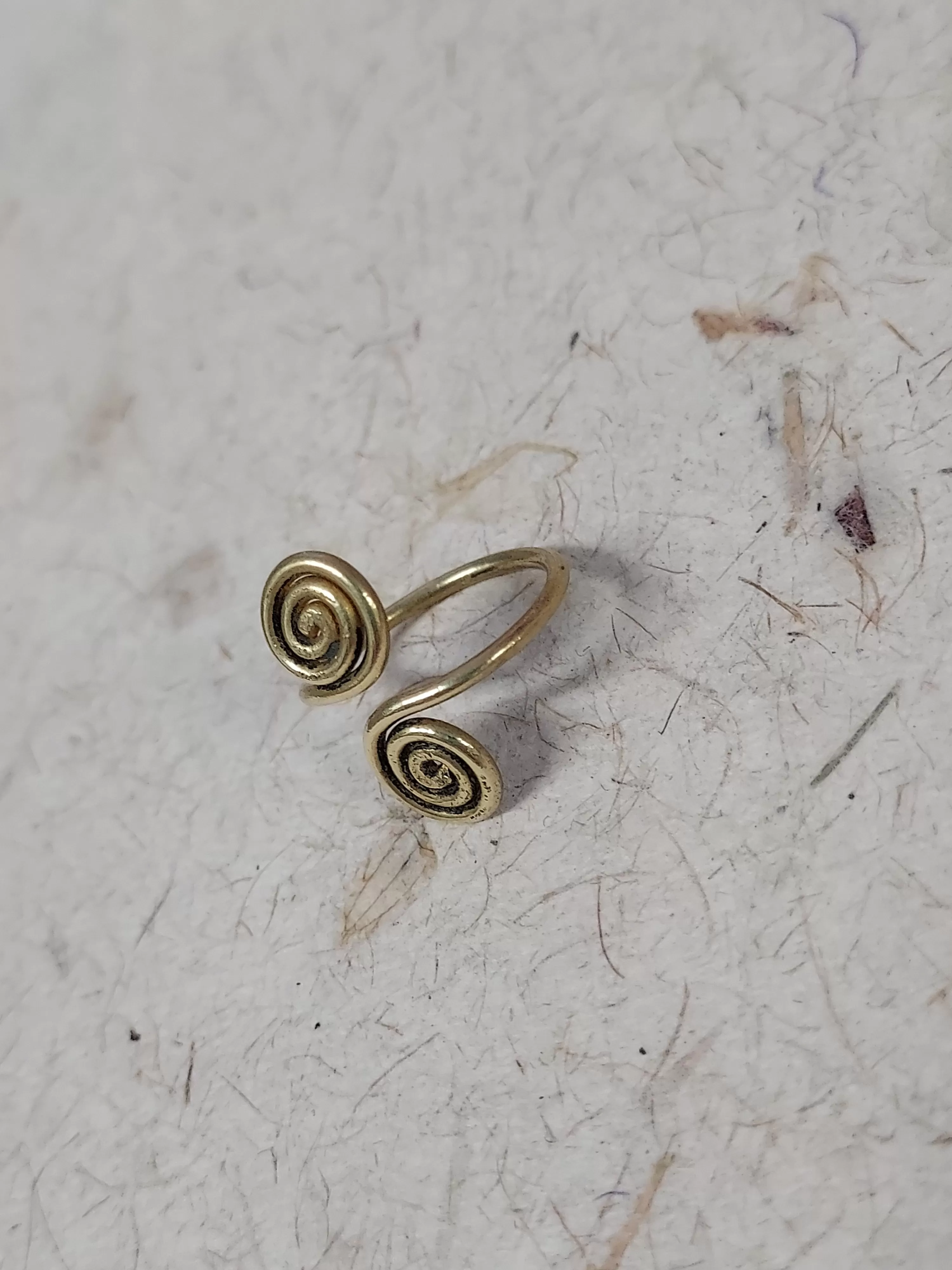 Double Spiral Toe Ring