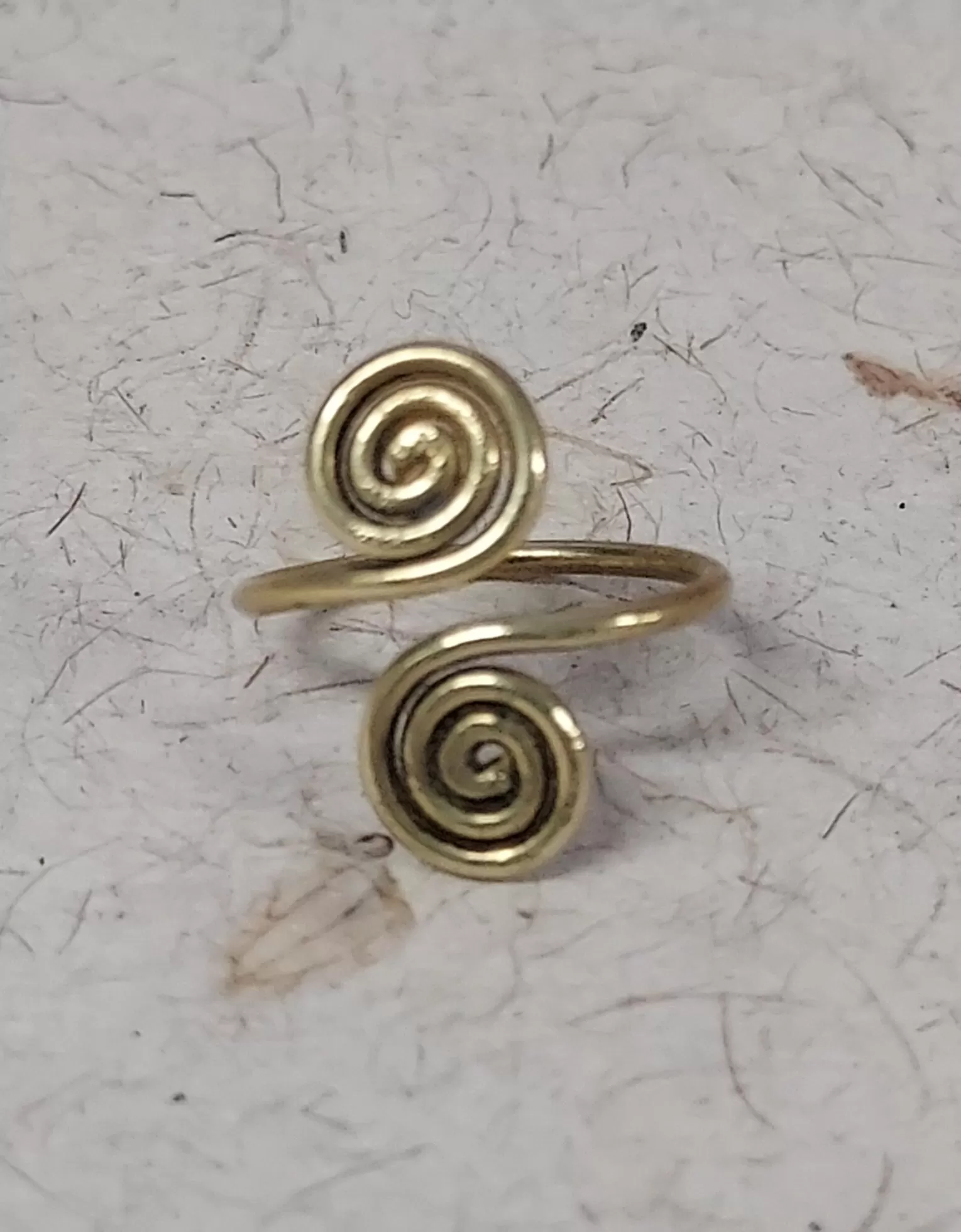 Double Spiral Toe Ring