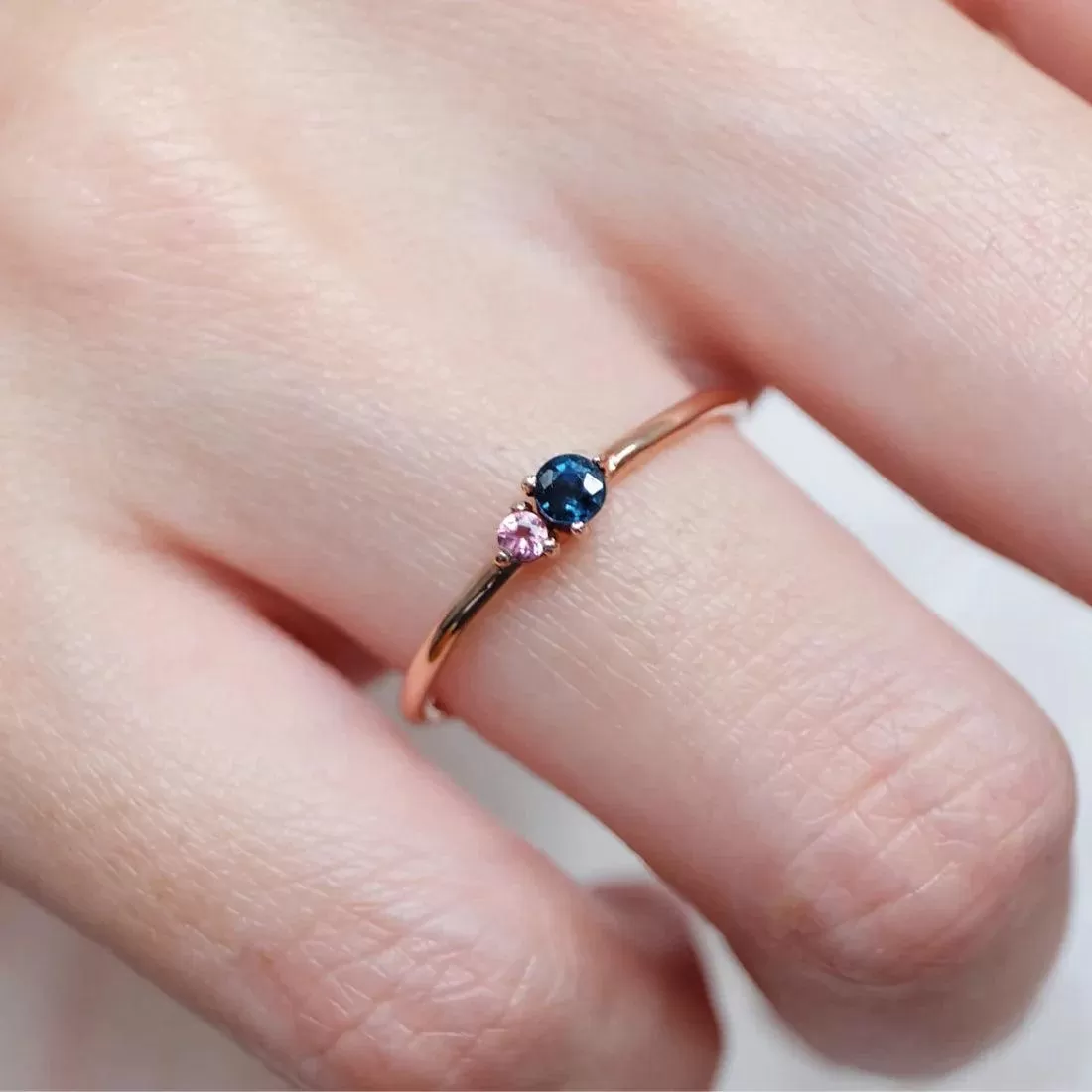 Dual Birthstone Ring Theano