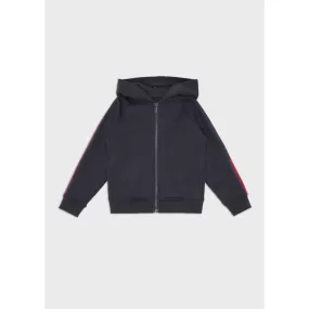 Emporio Armani Boys Navy Hooded Sweatshirt