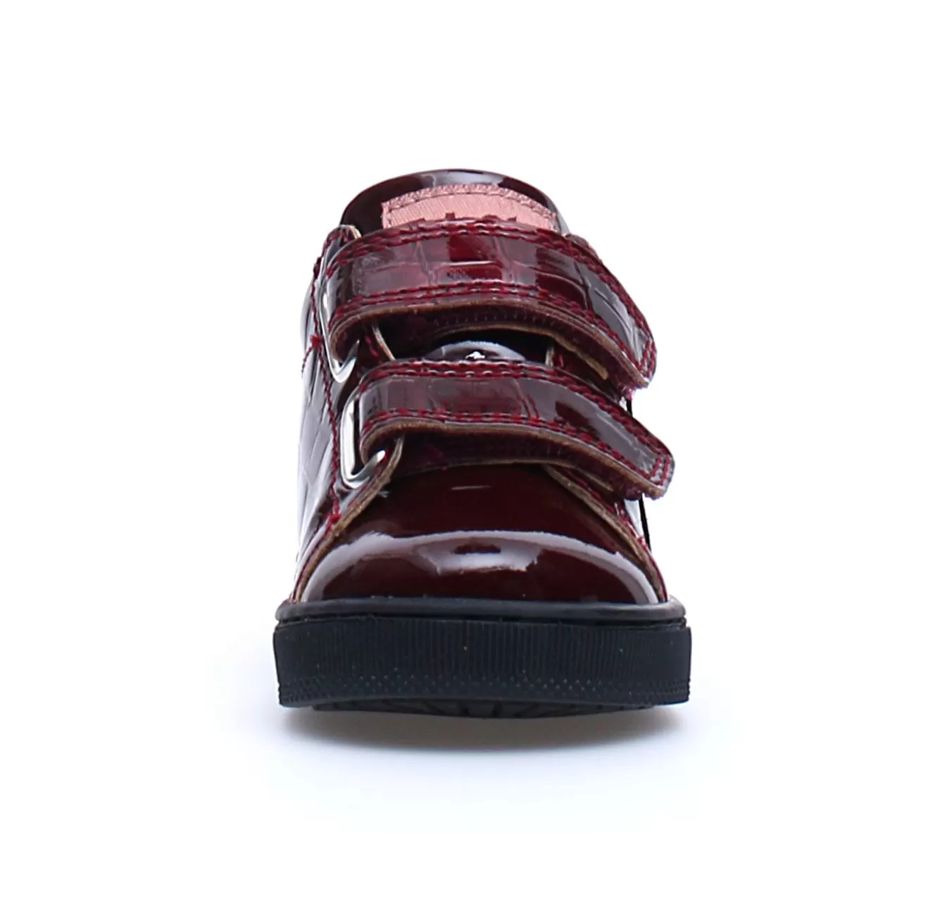 Falcotto Boy's & Girl's Sasha Vl Patent/Cocco Sneakers - Bordeaux