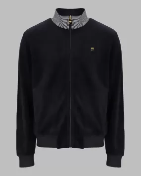 FILA CENZO Velour Track Top Black