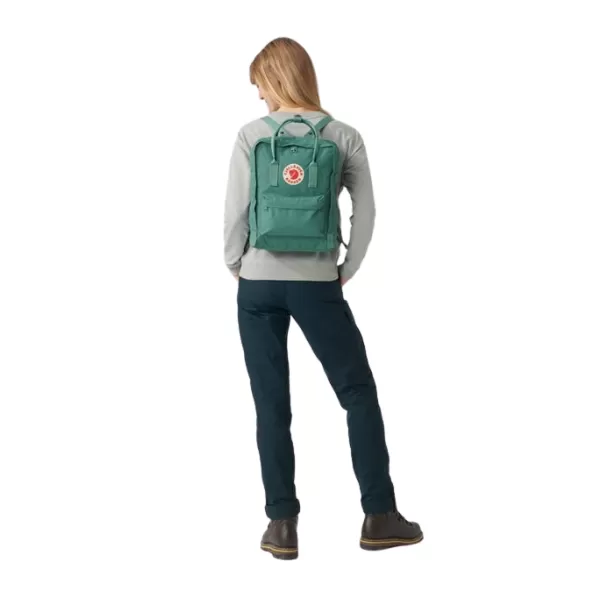 Fjallraven Kanken Backpack - Arctic Green/Spicy Orange