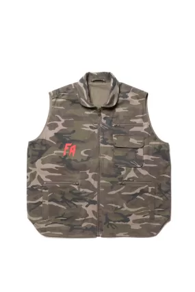 FUCKING AWESOME  × HOMERUN MILITARY VEST WOOD LAND CAMO