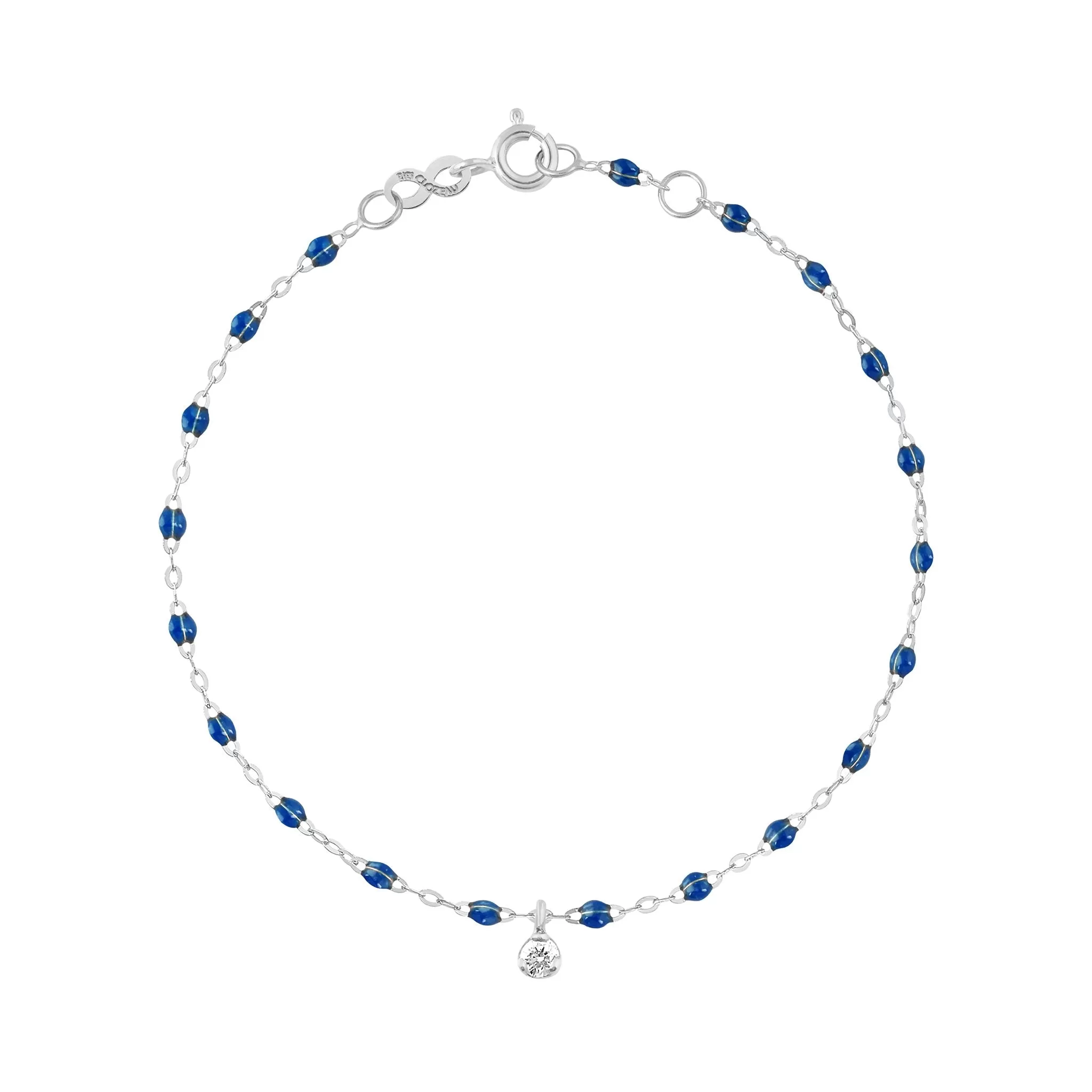 Gigi Supreme 1 Diamond Bracelet, Sapphire, White Gold, 6.7"