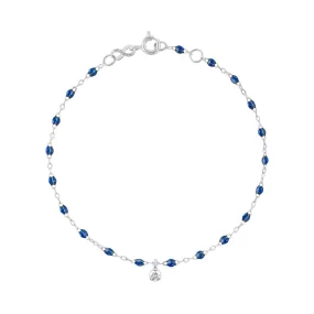 Gigi Supreme 1 Diamond Bracelet, Sapphire, White Gold, 6.7"