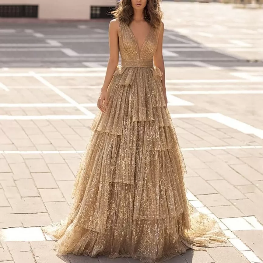 Gorgeous Backless Prom Dress