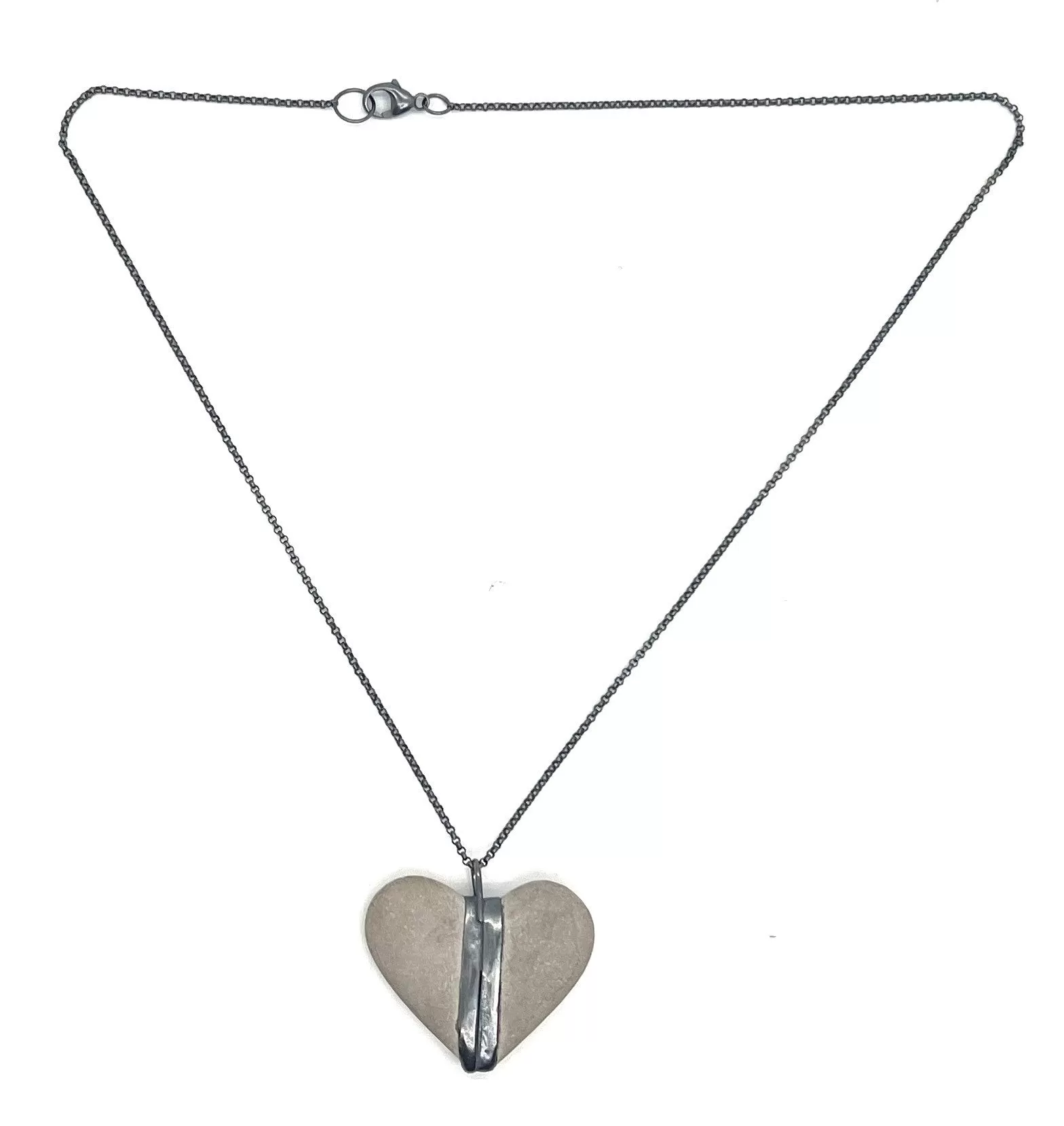 Heart Rock Necklace